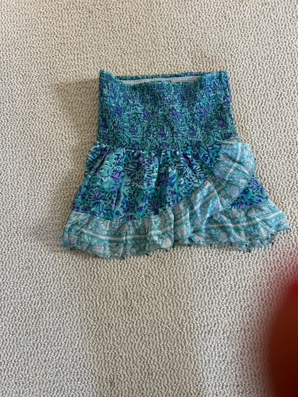 Bell by Alicia Bell Turquoise Mini Skirt Size Small